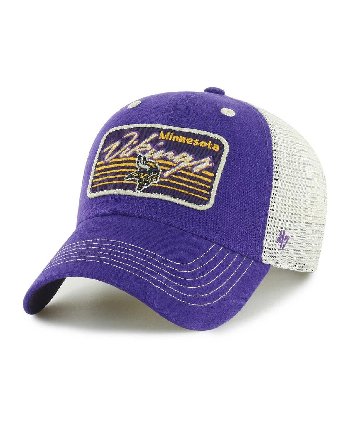 Мужская фиолетовая натуральная регулируемая кепка Minnesota Vikings Five Point Trucker Clean Up '47 Brand
Мужская фиолетовая натуральная регулируемая кепка Minnesota Vikings Five Point Trucker Clean Up '47 Brand
