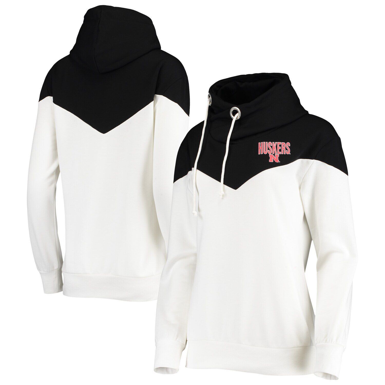 Женский пуловер Gameday Couture белого/черного цвета Nebraska Huskers Old School Arrow Block с воротником-хомутом, пуловер с капюшоном из трех смесей
Женский пуловер Gameday Couture белого/черного цвета Nebraska Huskers Old School Arrow Block с воротником-хомутом, пуловер с капюшоном из трех смесей