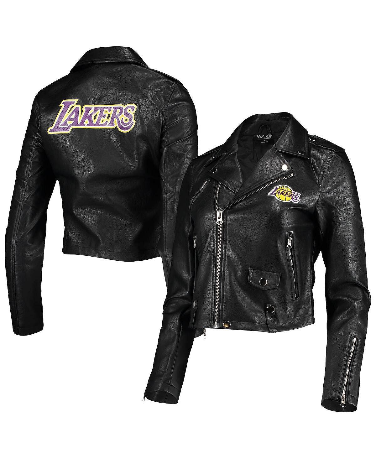 Женская черная мотокуртка с молнией во всю длину Los Angeles Lakers The Wild Collective, черный
Женская черная мотокуртка с молнией во всю длину Los Angeles Lakers The Wild Collective, черный