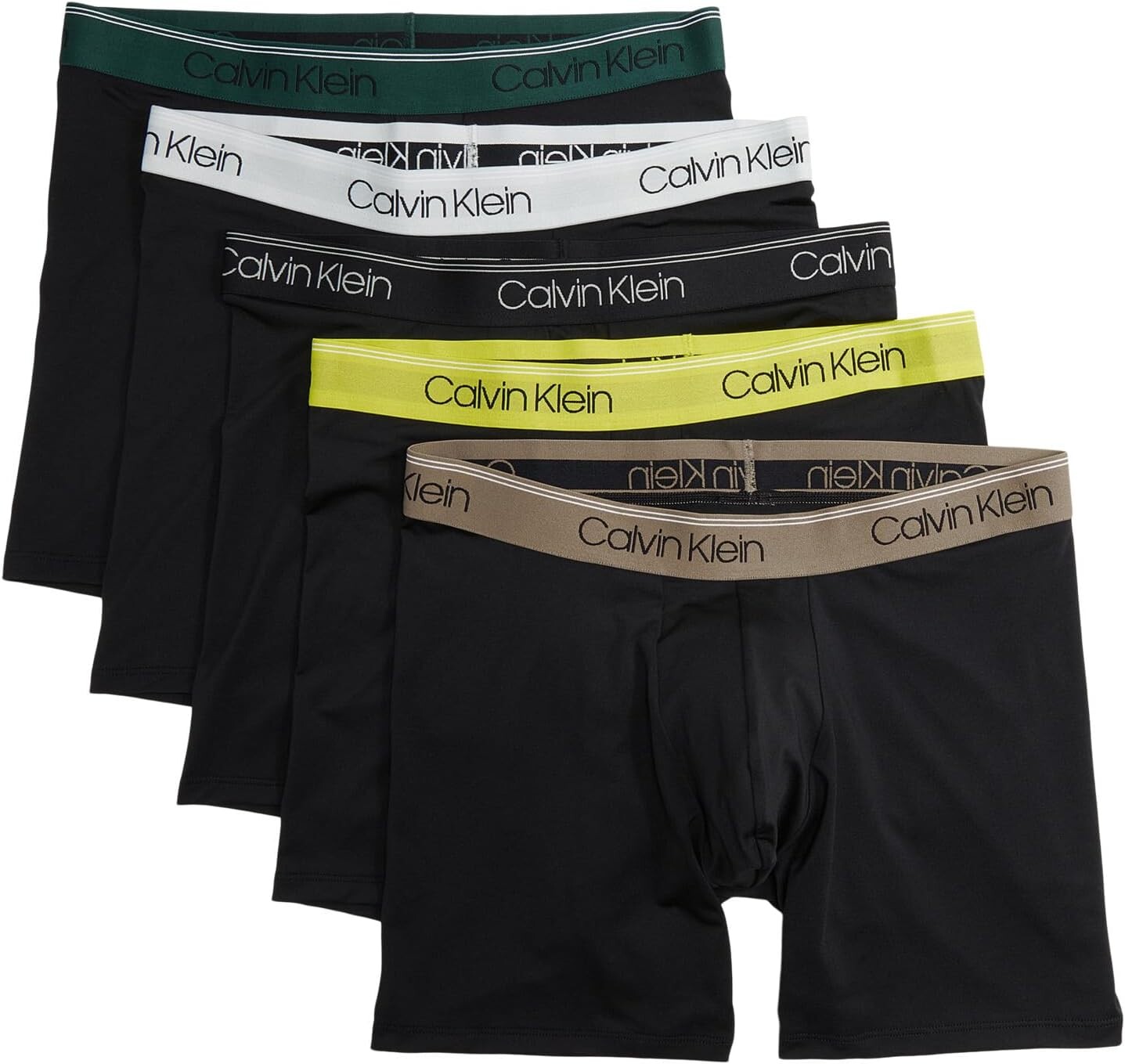 Трусы-боксеры из микроэластичной ткани, 5 шт. Calvin Klein Underwear, цвет Black Bodies/Ponderosa Pine/Galaxy Grey/Black/Kewl Lime/Natural
Трусы-боксеры из микроэластичной ткани, 5 шт. Calvin Klein Underwear, цвет Black Bodies/Ponderosa Pine/Galaxy Grey/Black/Kewl Lime/Natural