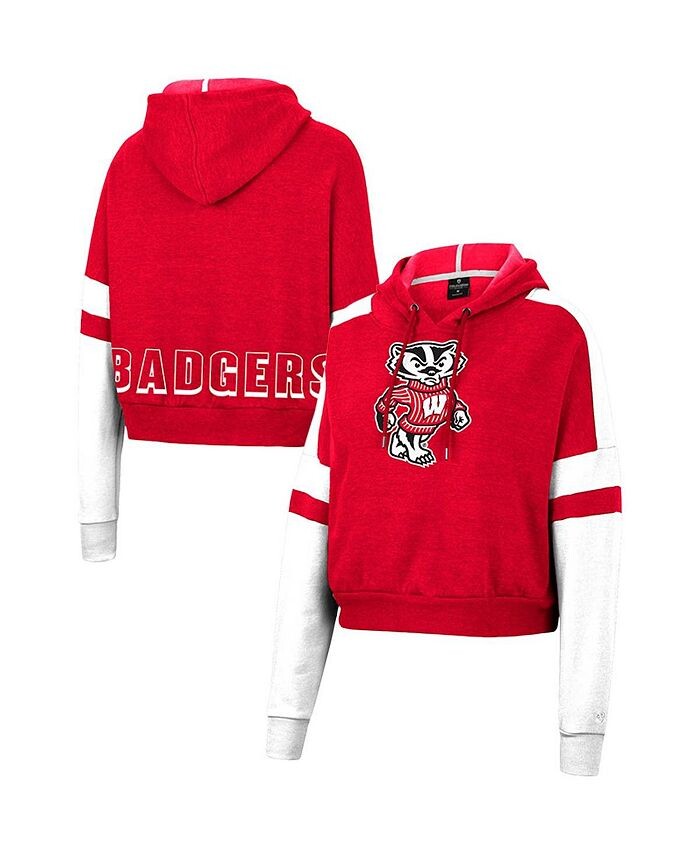 Женский укороченный пуловер с капюшоном и логотипом Heather Red Wisconsin Badgers Throwback Stripe Arch Logo Colosseum, красный
Женский укороченный пуловер с капюшоном и логотипом Heather Red Wisconsin Badgers Throwback Stripe Arch Logo Colosseum, красный