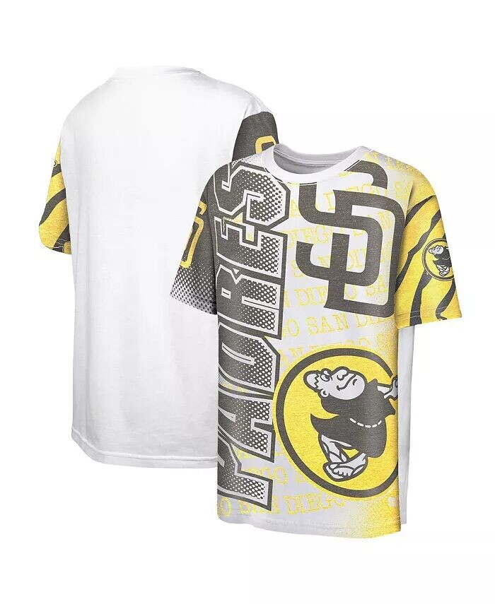 Белая футболка San Diego Padres Impact Hit Bold для мальчиков и девочек Outerstuff, белый
Белая футболка San Diego Padres Impact Hit Bold для мальчиков и девочек Outerstuff, белый