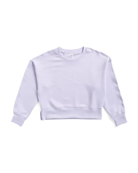 Укороченный свитшот с круглым вырезом Big Girls Softlite Scuba 90 Degree By Reflex, цвет Lavender
Укороченный свитшот с круглым вырезом Big Girls Softlite Scuba 90 Degree By Reflex, цвет Lavender