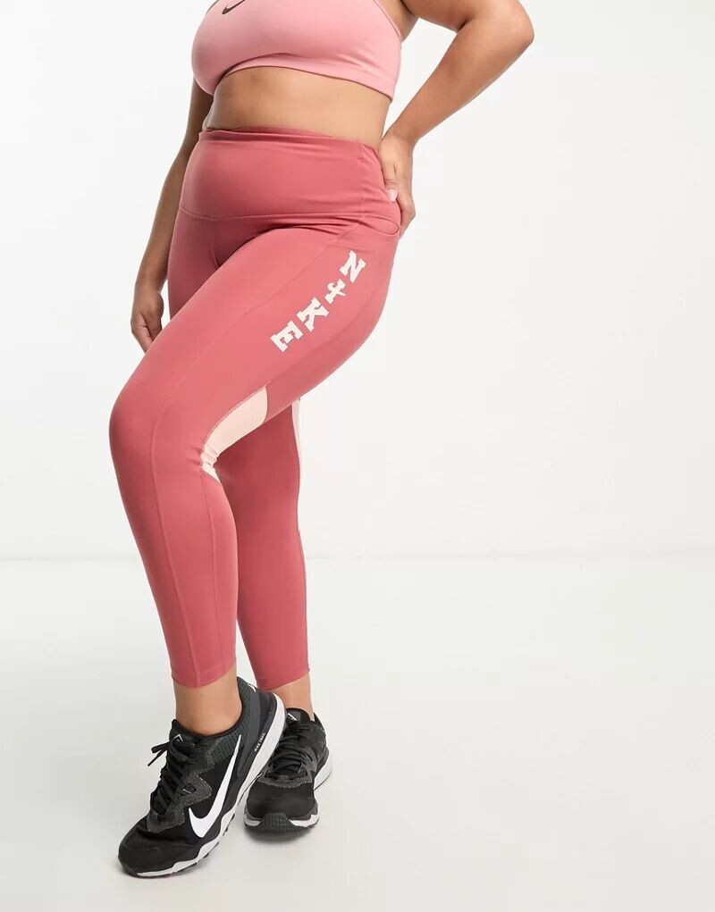 Розовые леггинсы со средней посадкой и логотипом Nike Plus Swoosh Run Fast Dri-FIT 7/8
Розовые леггинсы со средней посадкой и логотипом Nike Plus Swoosh Run Fast Dri-FIT 7/8