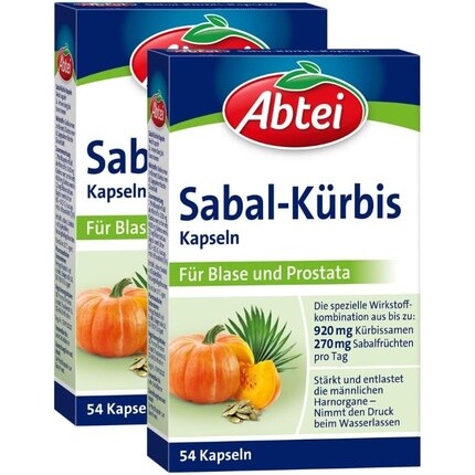 Капсулы Abtei Sabal Pumpkin - укрепляют и расслабляют мужские мочевые органы - могут оказывать положительное влияние на систему мочевой пузырь-простата - 54 капсулы
Капсулы Abtei Sabal Pumpkin - укрепляют и расслабляют мужские мочевые органы - могут оказывать положительное влияние на систему мочевой пузырь-простата - 54 капсулы