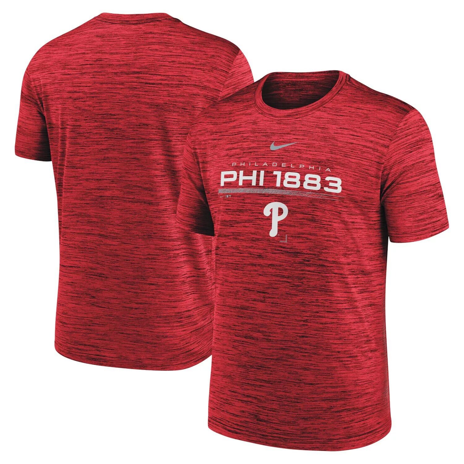 Мужская красная футболка Philadelphia Phillies с надписью Velocity Performance Nike, Красный
Мужская красная футболка Philadelphia Phillies с надписью Velocity Performance Nike, Красный