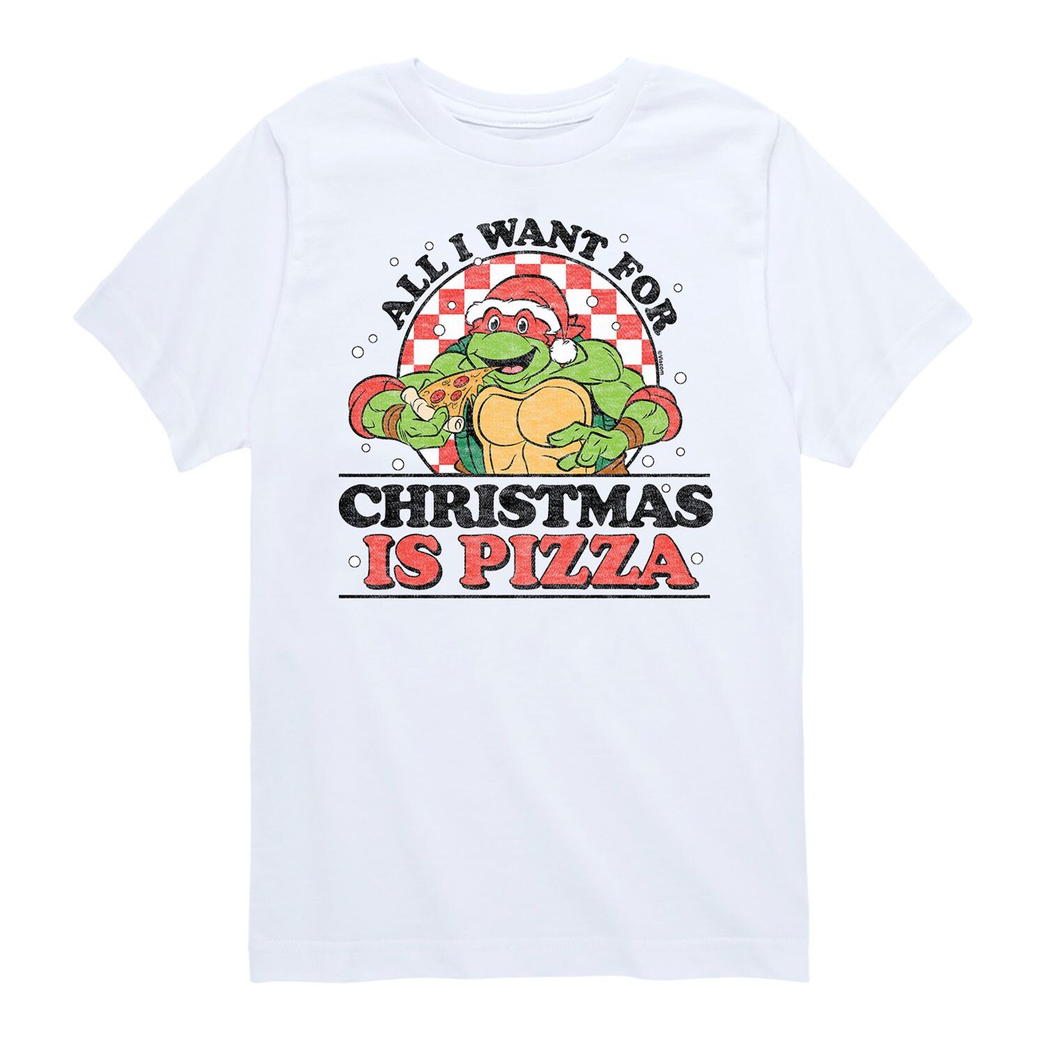 Футболка с рисунком «Рождественская пицца» для мальчиков 8–20 лет TMNT Licensed Character, белый
Футболка с рисунком «Рождественская пицца» для мальчиков 8–20 лет TMNT Licensed Character, белый
