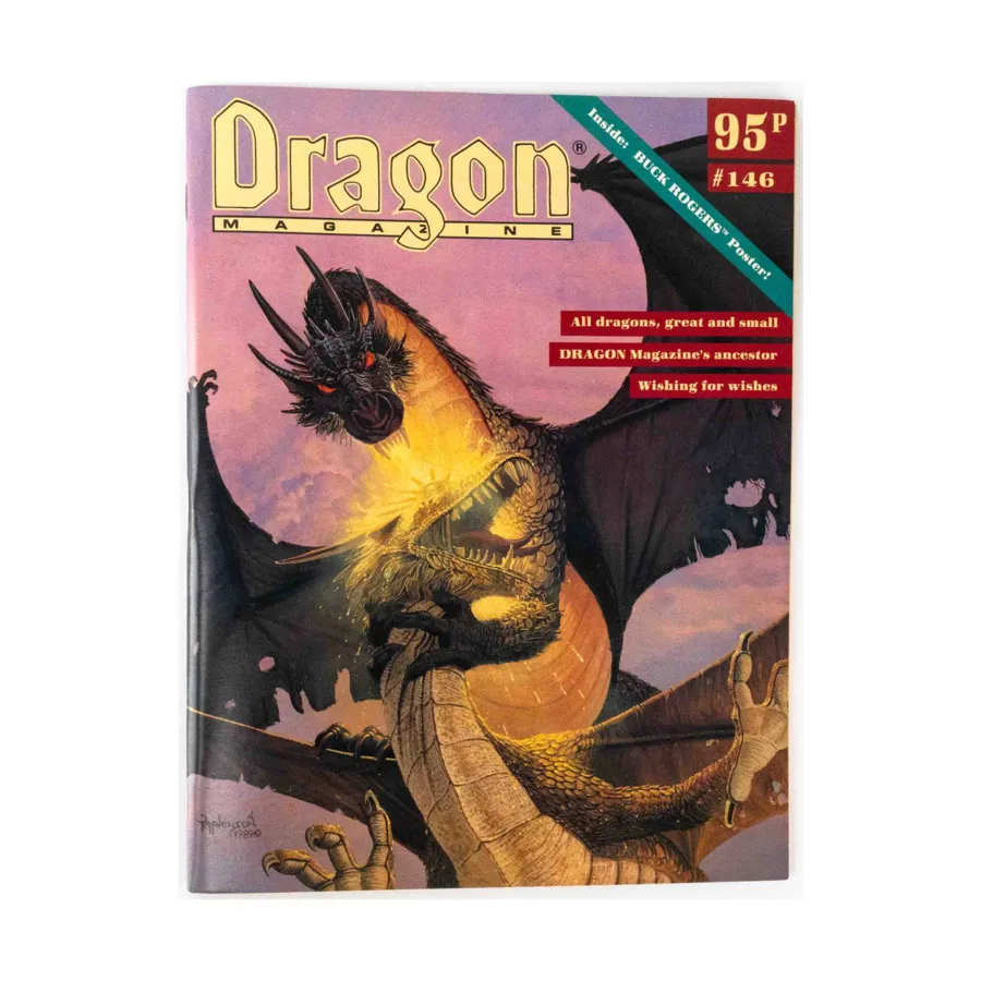 Журнал #146 "Dragon Familiars, Wings of Doom", Dragon Magazine (UK Edition) #101 - #150
Журнал #146 "Dragon Familiars, Wings of Doom", Dragon Magazine (UK Edition) #101 - #150