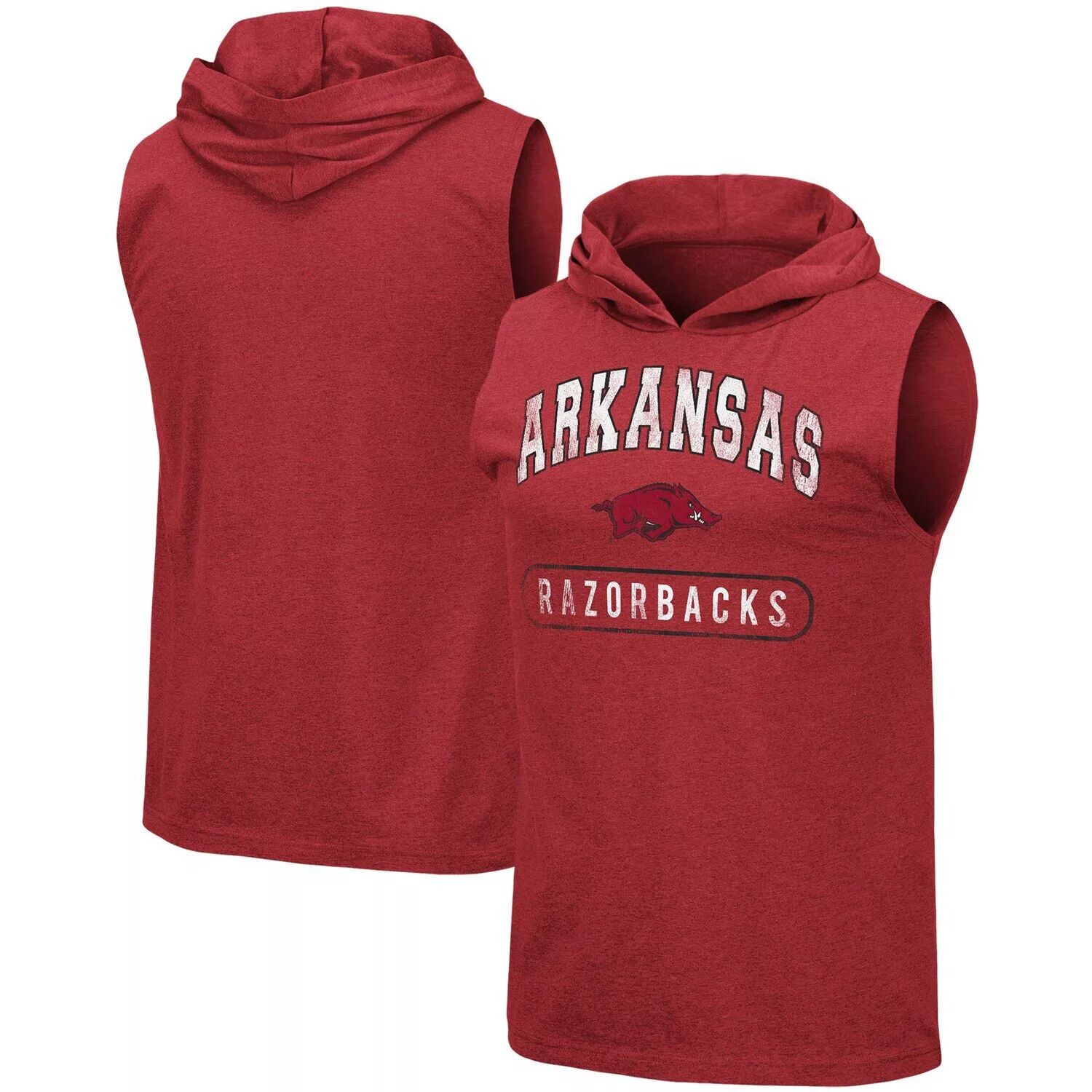 Мужская майка с капюшоном и худи с принтом Cardinal Arkansas Razorbacks Varsity Colosseum
Мужская майка с капюшоном и худи с принтом Cardinal Arkansas Razorbacks Varsity Colosseum