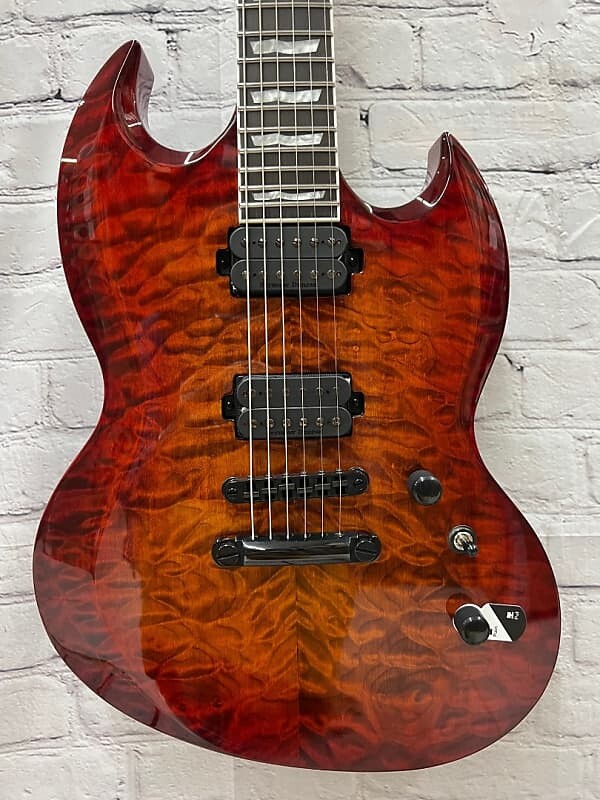 Электрогитара LTD by ESP Viper-1000 QM Quilt Maple Tiger Eye Sunburst Electric Guitar, 7.6 lbs
Электрогитара LTD by ESP Viper-1000 QM Quilt Maple Tiger Eye Sunburst Electric Guitar, 7.6 lbs