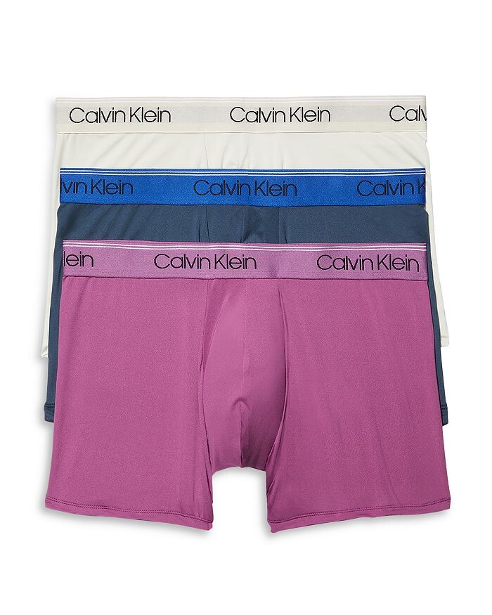 Эластичные влагоотводящие трусы-боксеры из микрофибры, упаковка из 3 шт. Calvin Klein
Эластичные влагоотводящие трусы-боксеры из микрофибры, упаковка из 3 шт. Calvin Klein