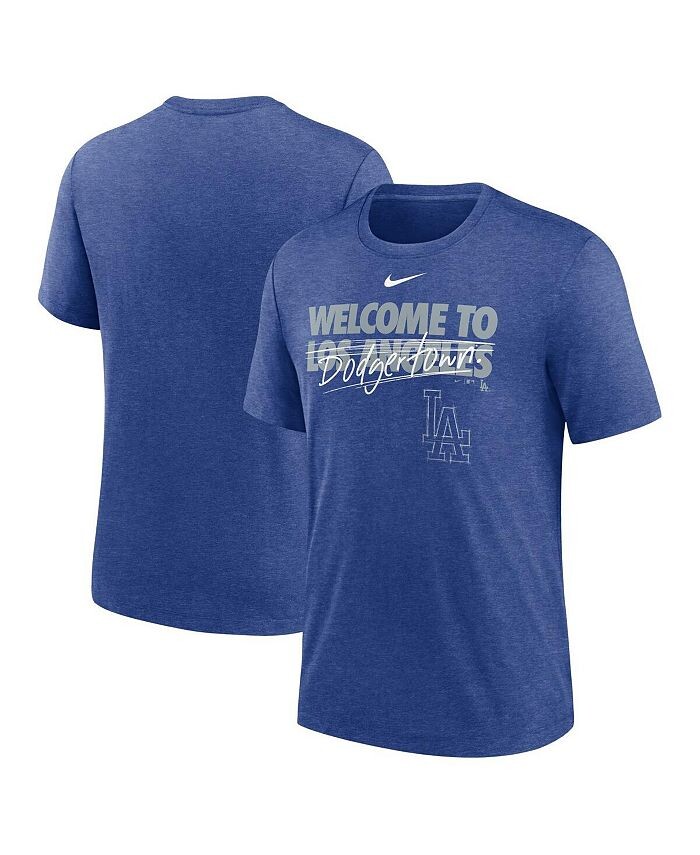 Мужская футболка Heather Royal Los Angeles Dodgers Home Spin Tri-Blend Nike, синий
Мужская футболка Heather Royal Los Angeles Dodgers Home Spin Tri-Blend Nike, синий