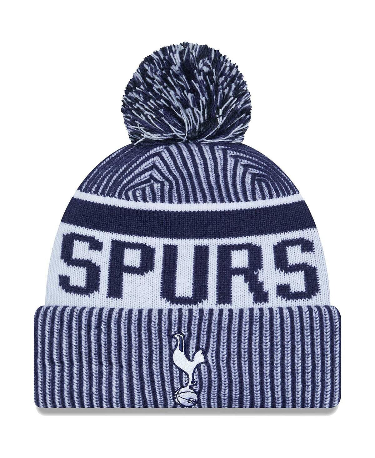 Мужская темно-синяя вязаная шапка Tottenham Hotspur Sport с манжетами и помпоном New Era
Мужская темно-синяя вязаная шапка Tottenham Hotspur Sport с манжетами и помпоном New Era