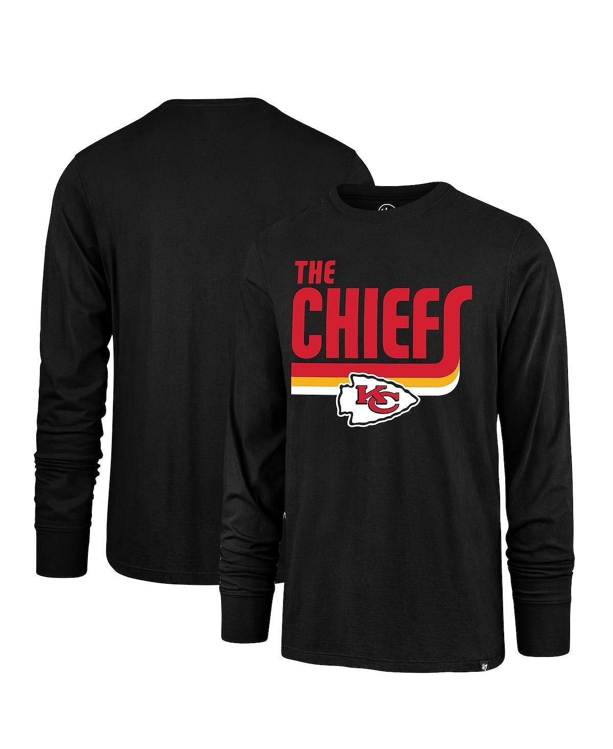Мужская черная футболка с длинным рукавом Kansas City Chiefs Super Rival '47 Brand
Мужская черная футболка с длинным рукавом Kansas City Chiefs Super Rival '47 Brand