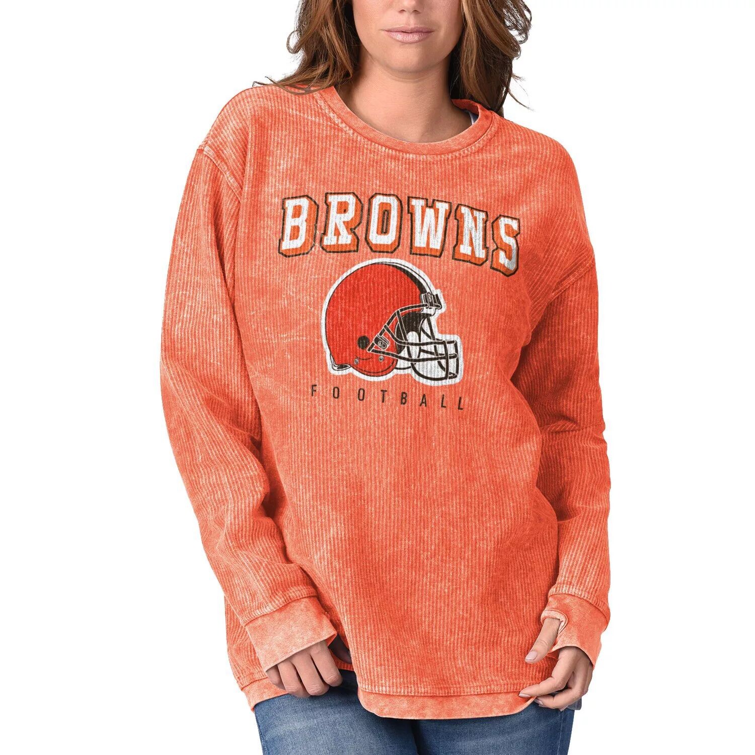 Женский удобный вельветовый пуловер G-III 4Her by Carl Banks Orange Cleveland Browns G-III
Женский удобный вельветовый пуловер G-III 4Her by Carl Banks Orange Cleveland Browns G-III