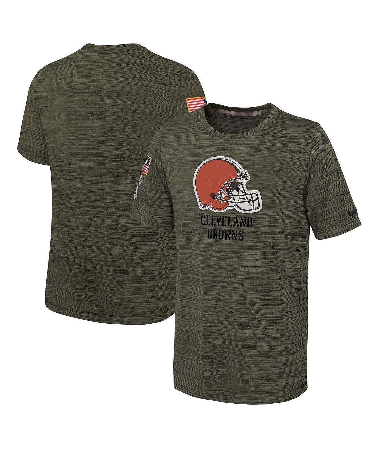 Оливковая футболка Big Boys Cleveland Browns 2022 Salute To Service Velocity Nike
Оливковая футболка Big Boys Cleveland Browns 2022 Salute To Service Velocity Nike