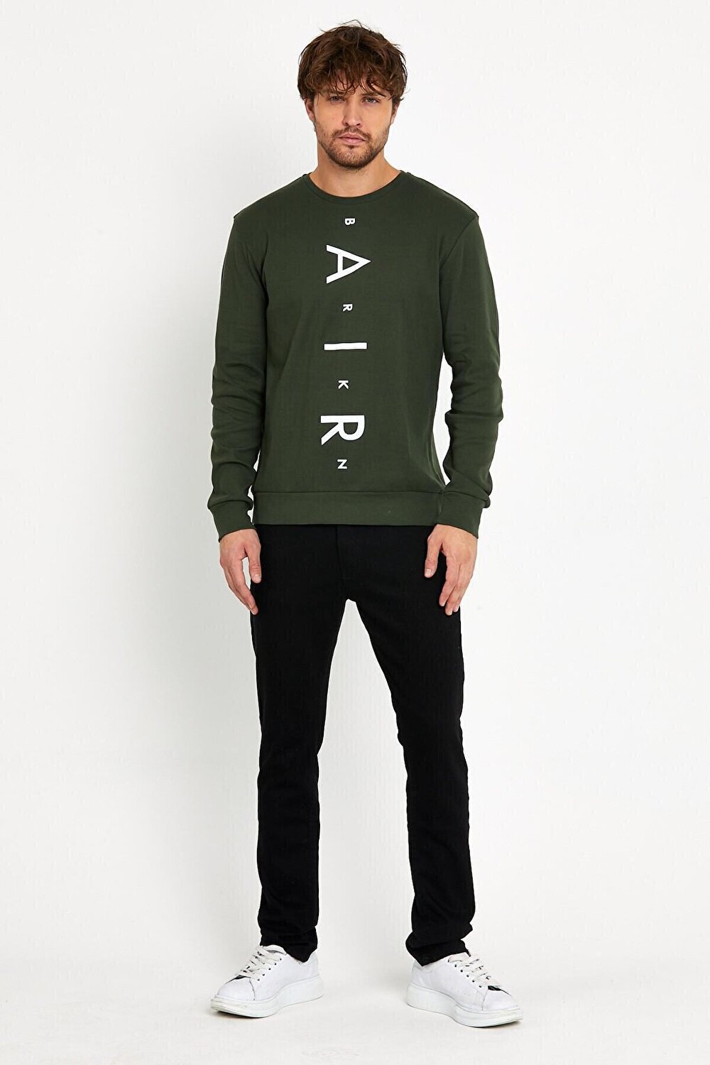 Мужская тонкая толстовка с круглым вырезом Slim Fit с воздушным принтом SPR22sw101 Süperlife, хаки
Мужская тонкая толстовка с круглым вырезом Slim Fit с воздушным принтом SPR22sw101 Süperlife, хаки
