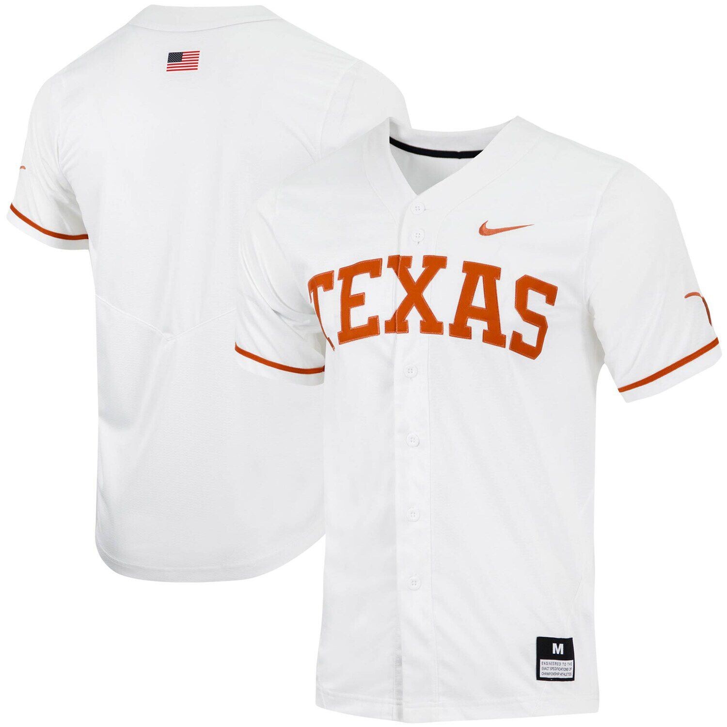 Мужская белая бейсбольная майка на пуговицах Texas Longhorns Replica Nike, Белый
Мужская белая бейсбольная майка на пуговицах Texas Longhorns Replica Nike, Белый