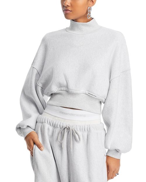 alexadnerwang.t Укороченный хлопковый топ с воротником-стойкой alexanderwang.t, цвет Gray
alexadnerwang.t Укороченный хлопковый топ с воротником-стойкой alexanderwang.t, цвет Gray