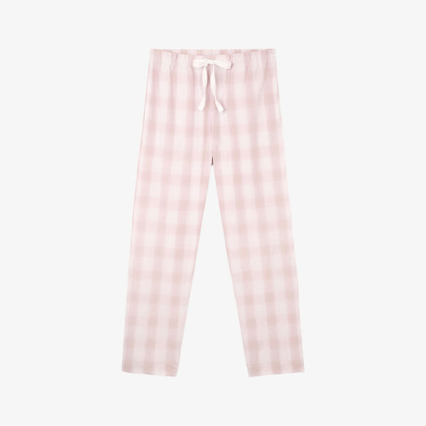 Пижамные ботильоны свободного кроя из органического хлопка в клетку The White Company, цвет vintgepnk
Пижамные ботильоны свободного кроя из органического хлопка в клетку The White Company, цвет vintgepnk