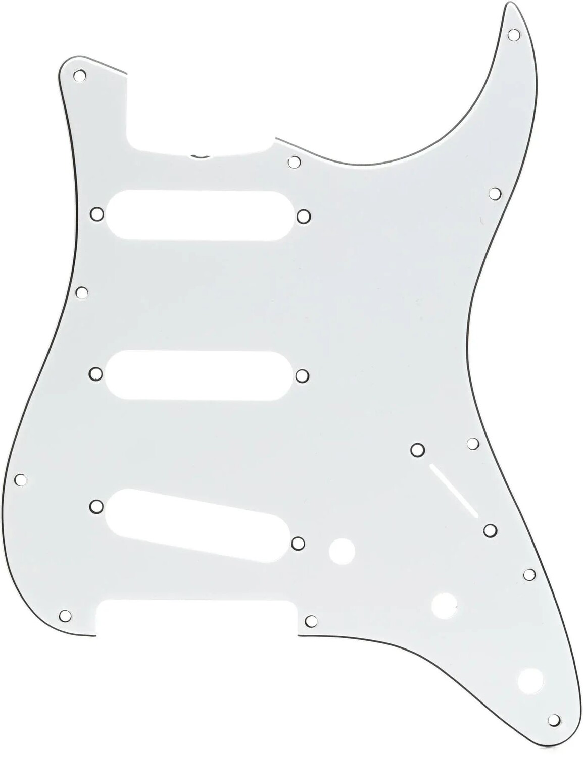 Накладка Fender Strat S/S/S с 11 отверстиями в винтажном стиле 60-х годов — 3-слойная белая
Накладка Fender Strat S/S/S с 11 отверстиями в винтажном стиле 60-х годов — 3-слойная белая