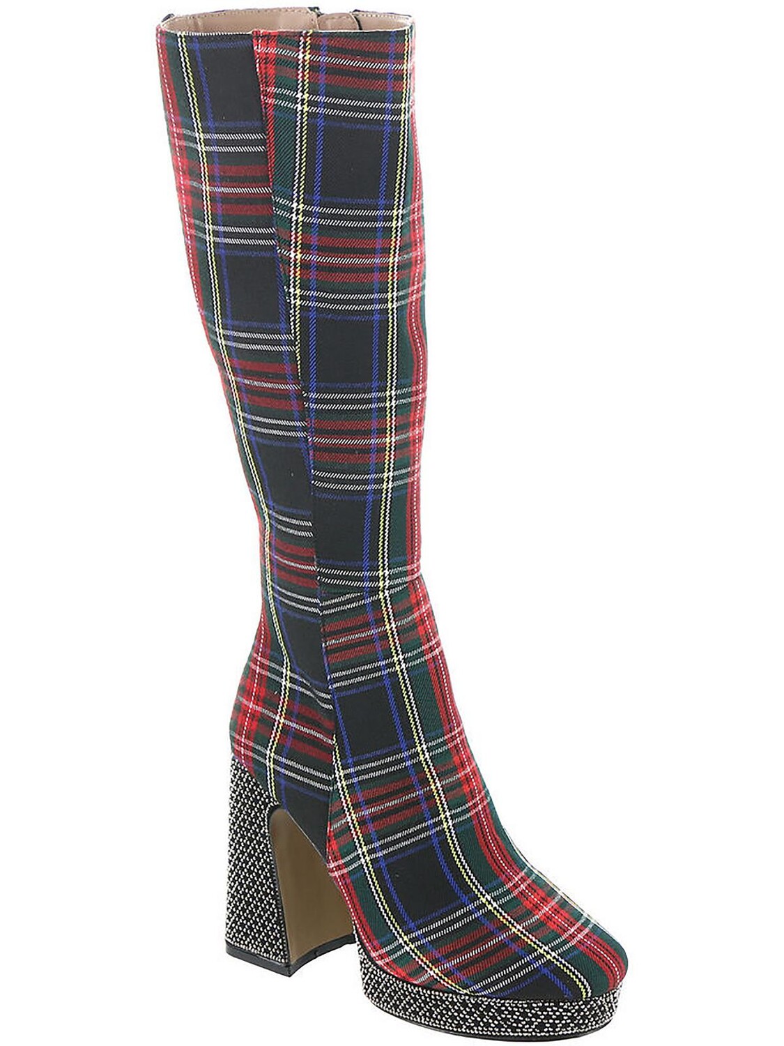 Женские сапоги до колена в клетку со стразами Valeria Betsey Johnson, цвет Black Plaid
Женские сапоги до колена в клетку со стразами Valeria Betsey Johnson, цвет Black Plaid