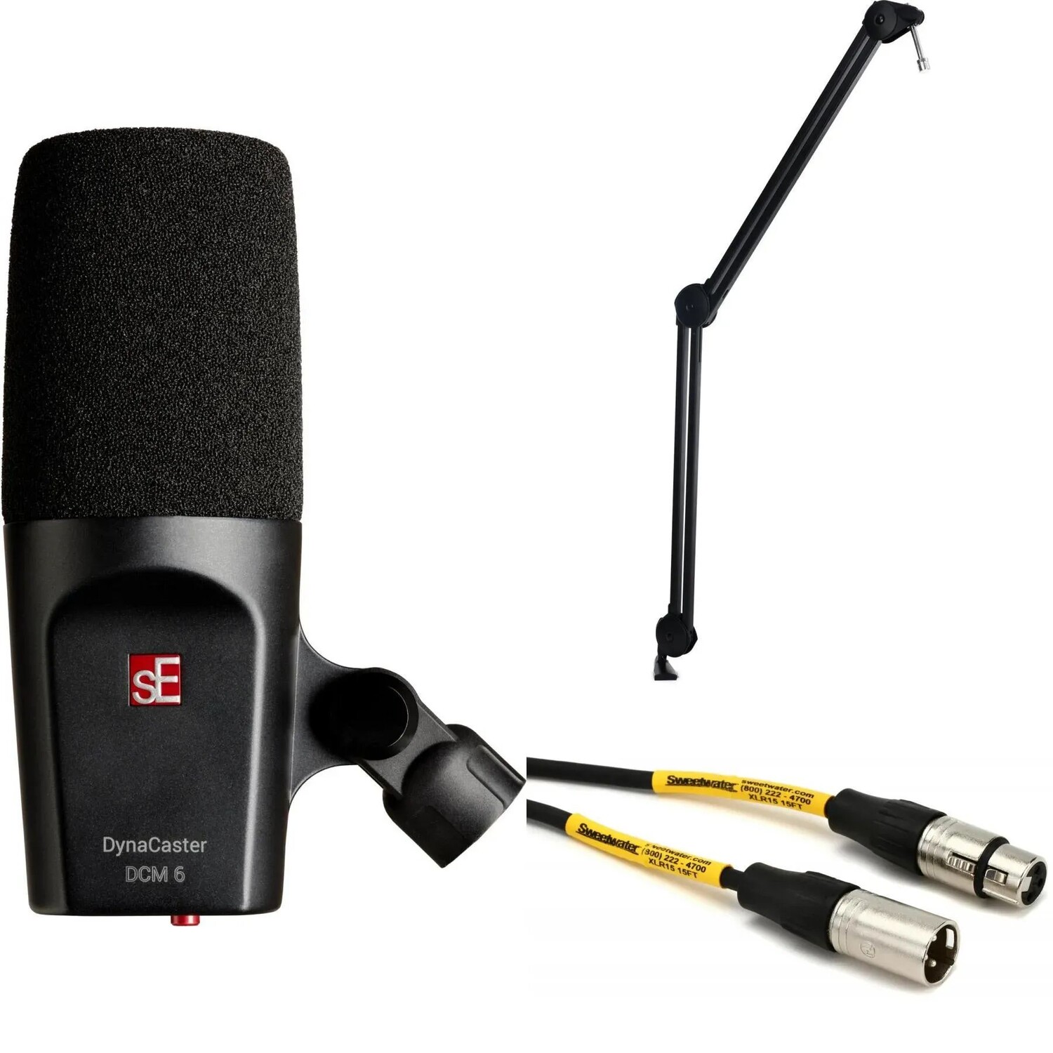 Комплект динамической микрофонной стойки sE Electronics DCM6 DynaCaster Broadcast
Комплект динамической микрофонной стойки sE Electronics DCM6 DynaCaster Broadcast