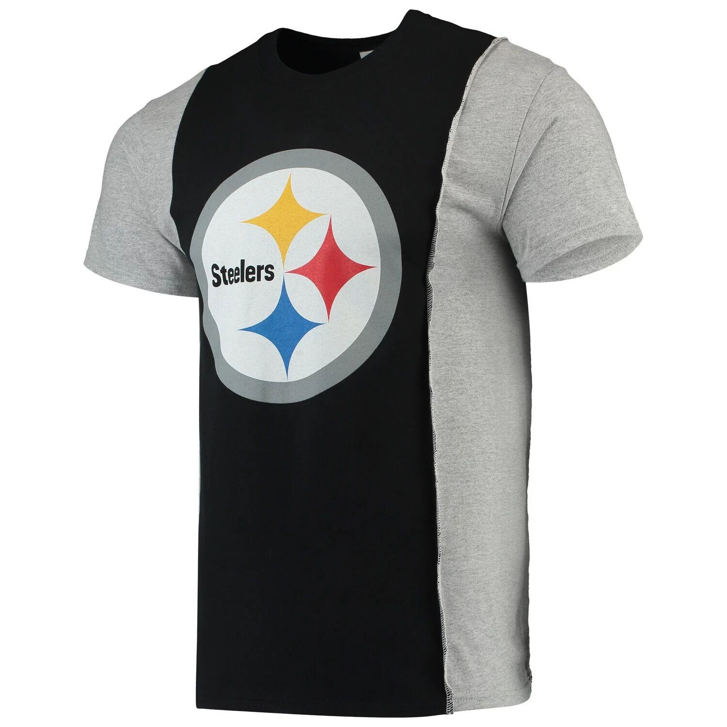 Мужская футболка из переработанного материала черного/серого цвета Pittsburgh Steelers с разрезом из экологически чистого переработанного материала
Мужская футболка из переработанного материала черного/серого цвета Pittsburgh Steelers с разрезом из экологически чистого переработанного материала
