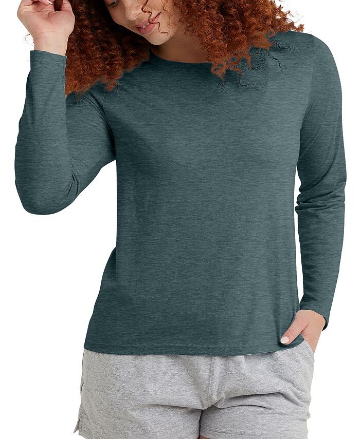 Женская классическая футболка Originals Triblend с длинным рукавом Hanes, розовый
Женская классическая футболка Originals Triblend с длинным рукавом Hanes, розовый