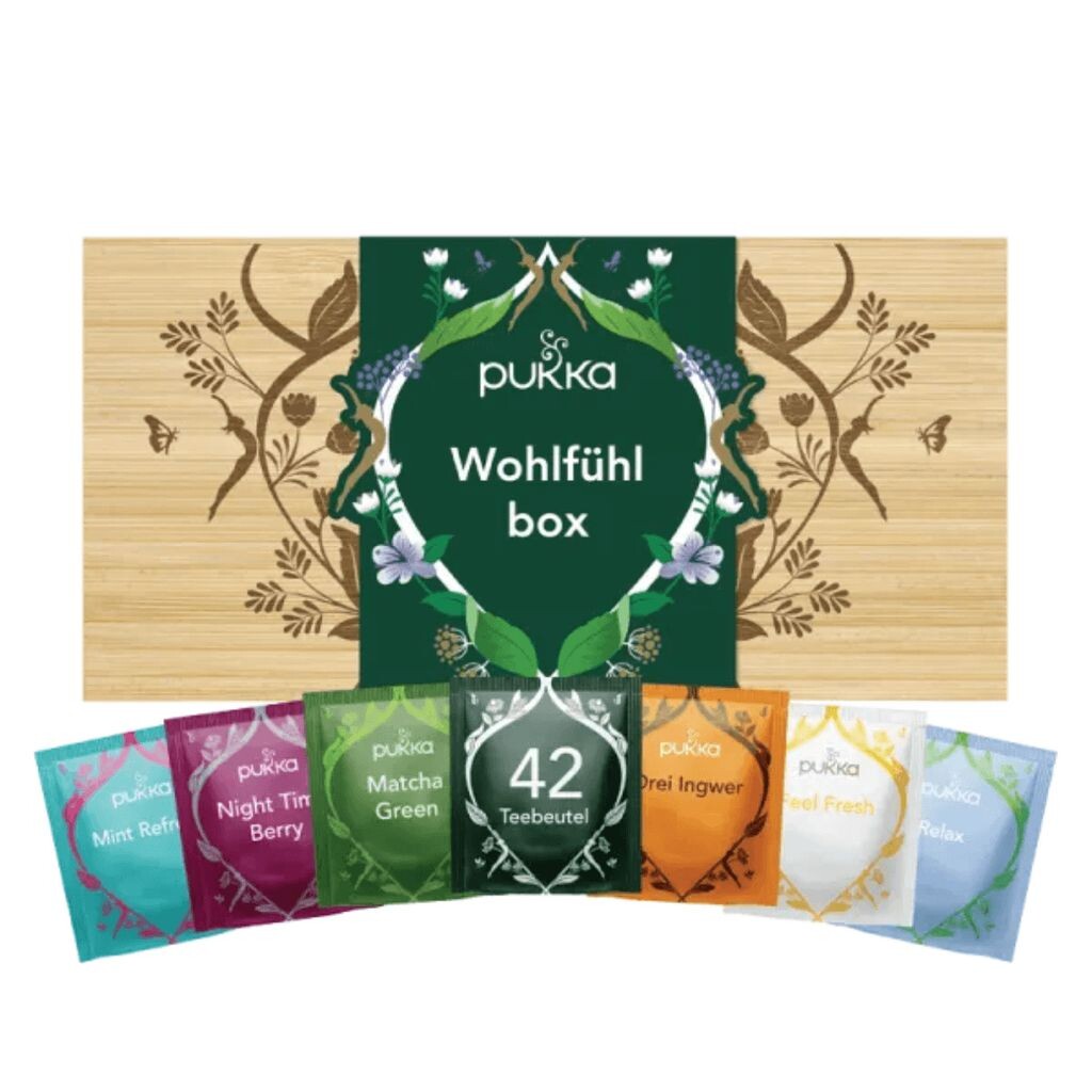 Уютная коробочка Pukka из бамбука - 6 сортов по 7 пакетиков в каждом Pukka Herbs
Уютная коробочка Pukka из бамбука - 6 сортов по 7 пакетиков в каждом Pukka Herbs