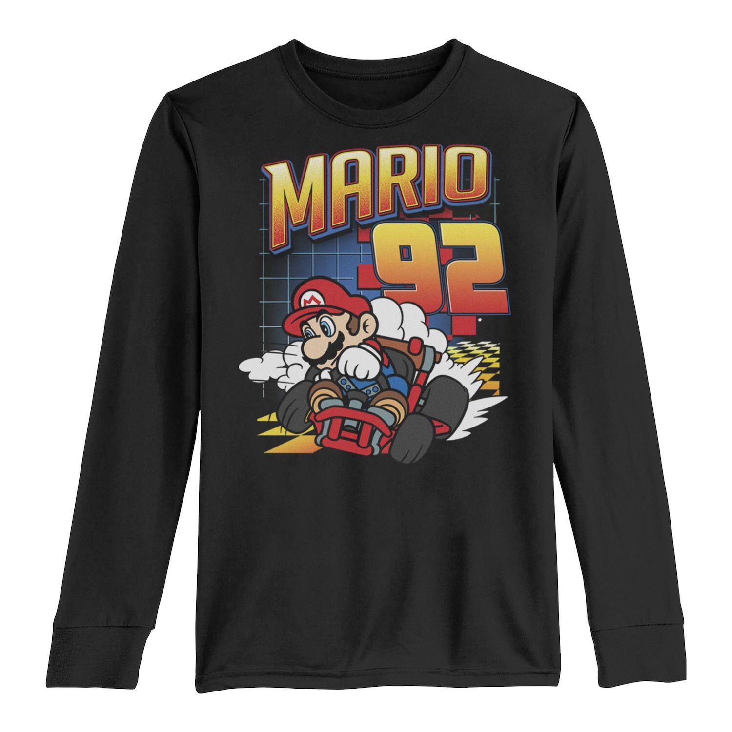 Классическая футболка с цветным рисунком и длинными рукавами Nintendo Mario Kart 92 для мальчиков 8–20 лет Licensed Character
Классическая футболка с цветным рисунком и длинными рукавами Nintendo Mario Kart 92 для мальчиков 8–20 лет Licensed Character