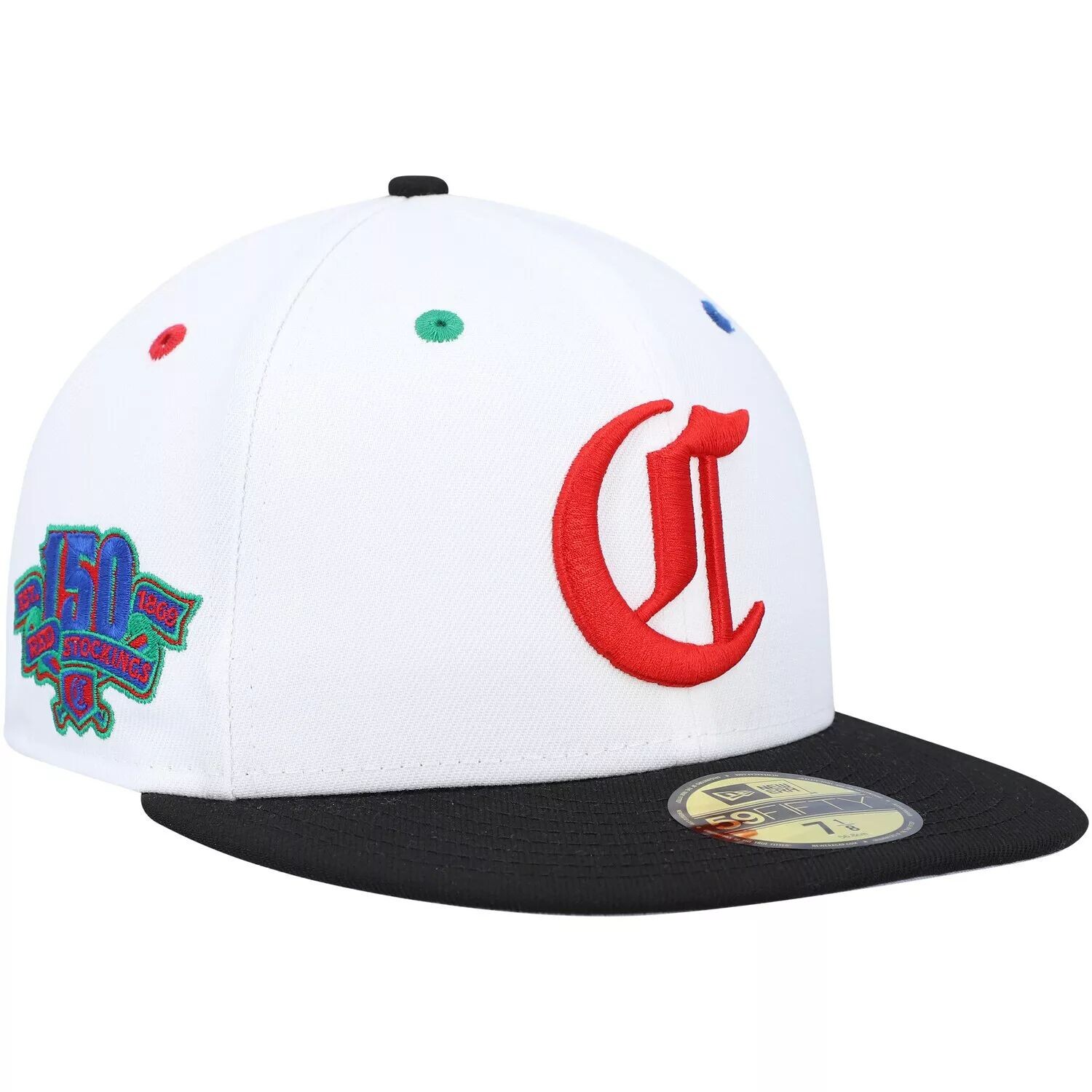 Мужская облегающая шляпа New Era белая/черная Cincinnati Reds 150th Anniversary Primary Eye 59FIFTY
Мужская облегающая шляпа New Era белая/черная Cincinnati Reds 150th Anniversary Primary Eye 59FIFTY