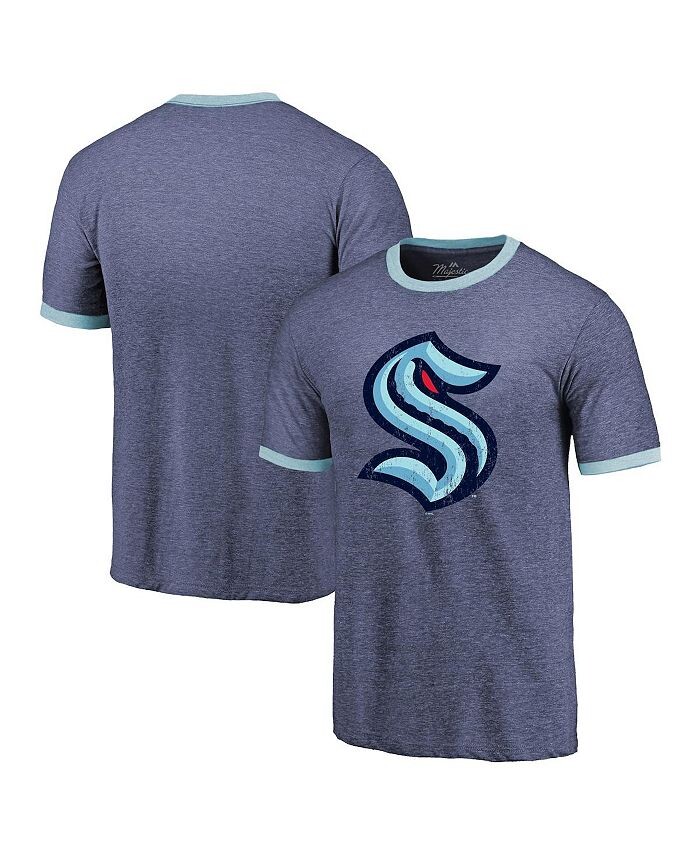 Мужская футболка с контрастными нитями Deep Sea Seattle Kraken Ringer Tri-Blend Majestic, синий
Мужская футболка с контрастными нитями Deep Sea Seattle Kraken Ringer Tri-Blend Majestic, синий