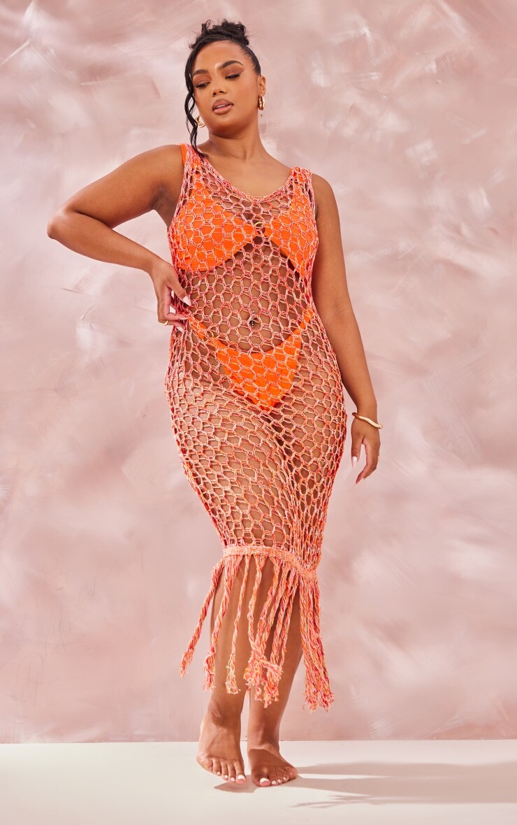 PrettyLittleThing Оранжевое трикотажное платье макси в крупную сетку Plus, Оранжевый
PrettyLittleThing Оранжевое трикотажное платье макси в крупную сетку Plus, Оранжевый