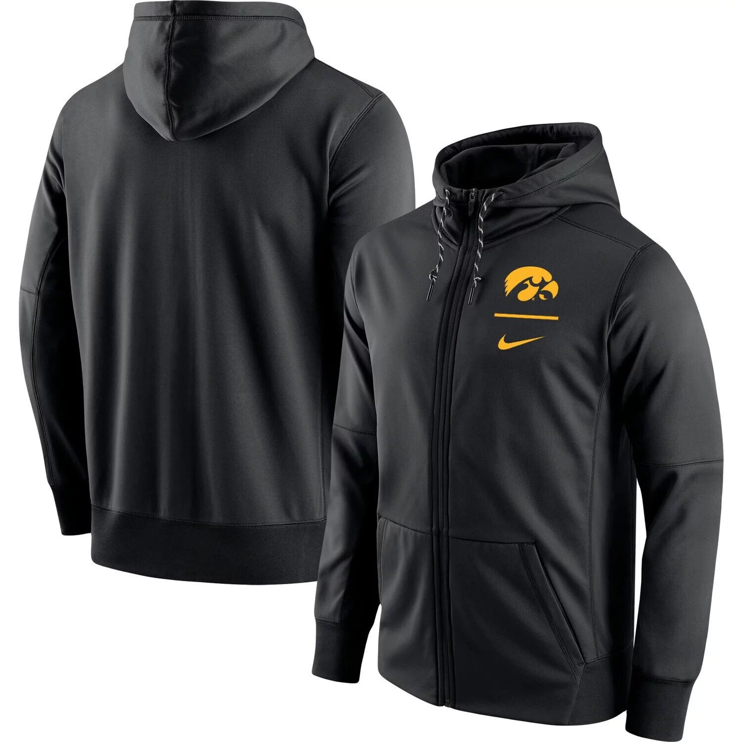 Мужская толстовка с молнией во всю длину Nike Black Iowa Hawkeyes Logo Stack Performance
Мужская толстовка с молнией во всю длину Nike Black Iowa Hawkeyes Logo Stack Performance
