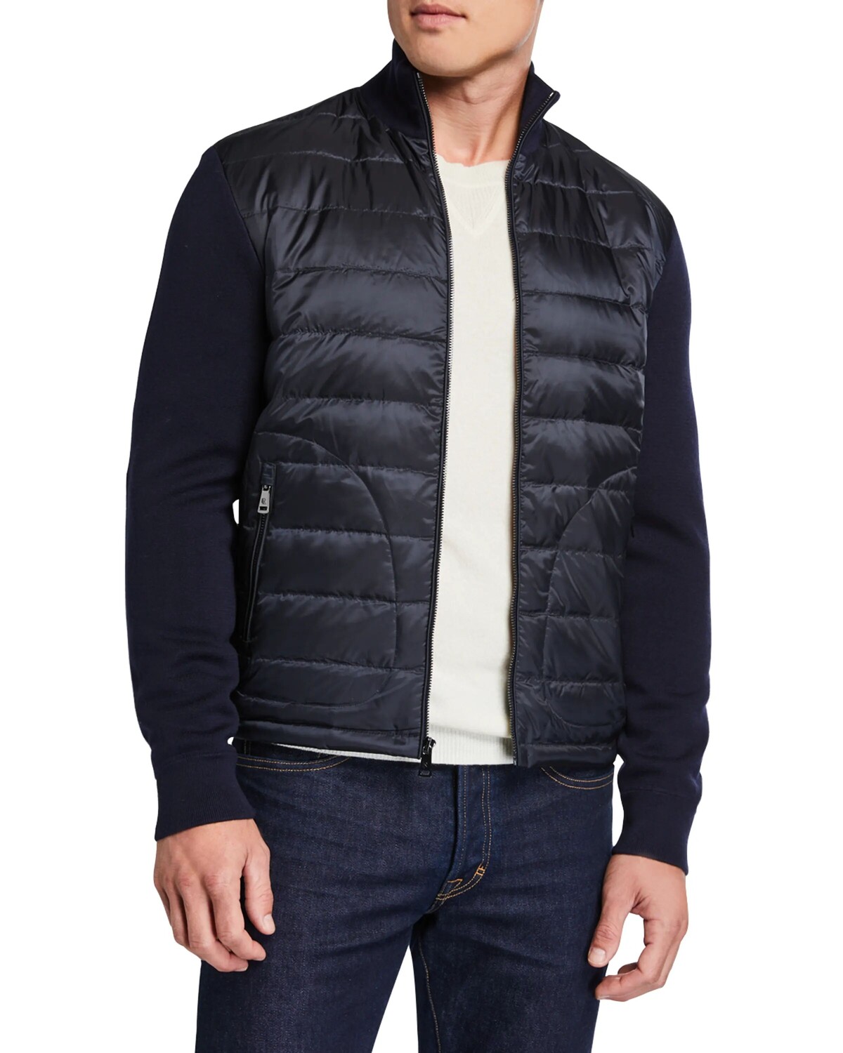 Мужская гибридная легкая куртка с молнией во всю длину Ralph Lauren Purple Label, темно-синий
Мужская гибридная легкая куртка с молнией во всю длину Ralph Lauren Purple Label, темно-синий
