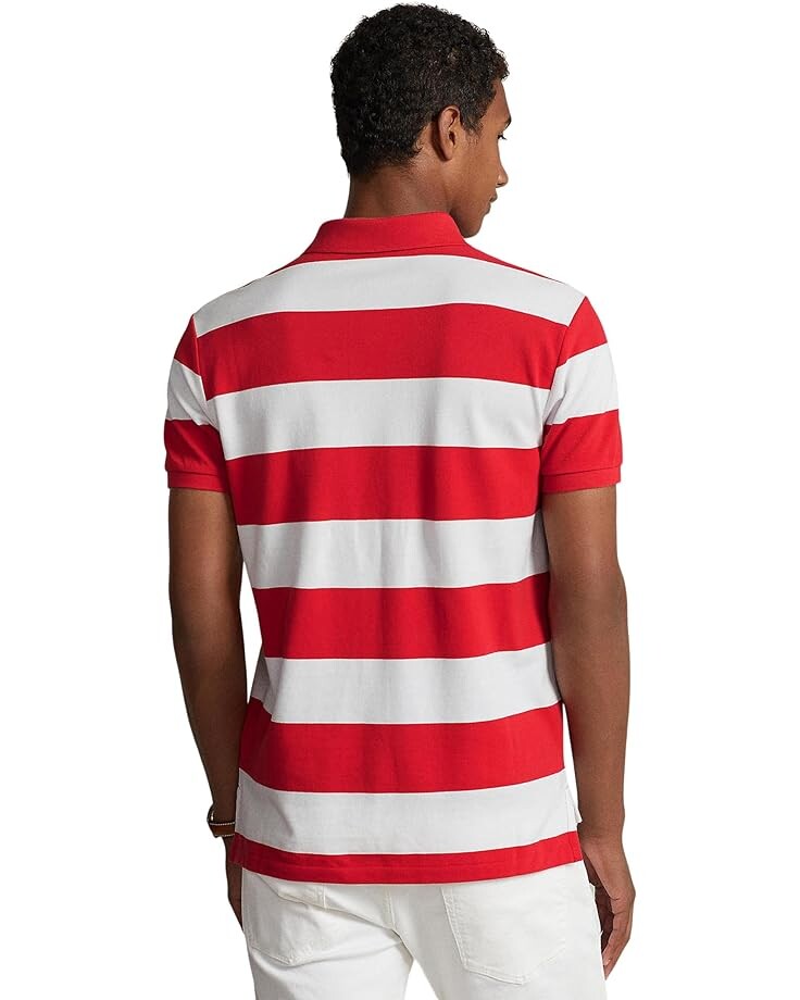 Поло Polo Ralph Lauren Classic Fit Striped Mesh Polo Short Sleeve Shirt, цвет Post Red/White
Поло Polo Ralph Lauren Classic Fit Striped Mesh Polo Short Sleeve Shirt, цвет Post Red/White