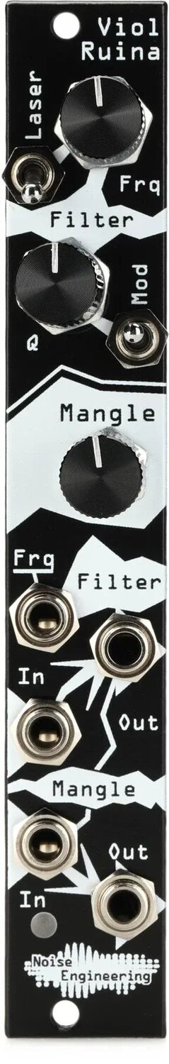 Шумотехника Viol Ruina Фильтр нижних частот и модуль искажений Eurorack — черный
Шумотехника Viol Ruina Фильтр нижних частот и модуль искажений Eurorack — черный