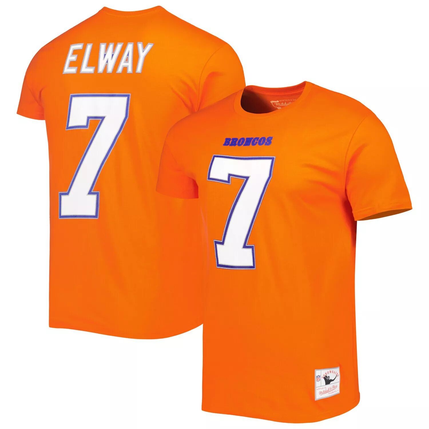Мужская футболка Mitchell & Ness John Elway Orange Denver Broncos с логотипом игрока в отставке, именем и номером
Мужская футболка Mitchell & Ness John Elway Orange Denver Broncos с логотипом игрока в отставке, именем и номером