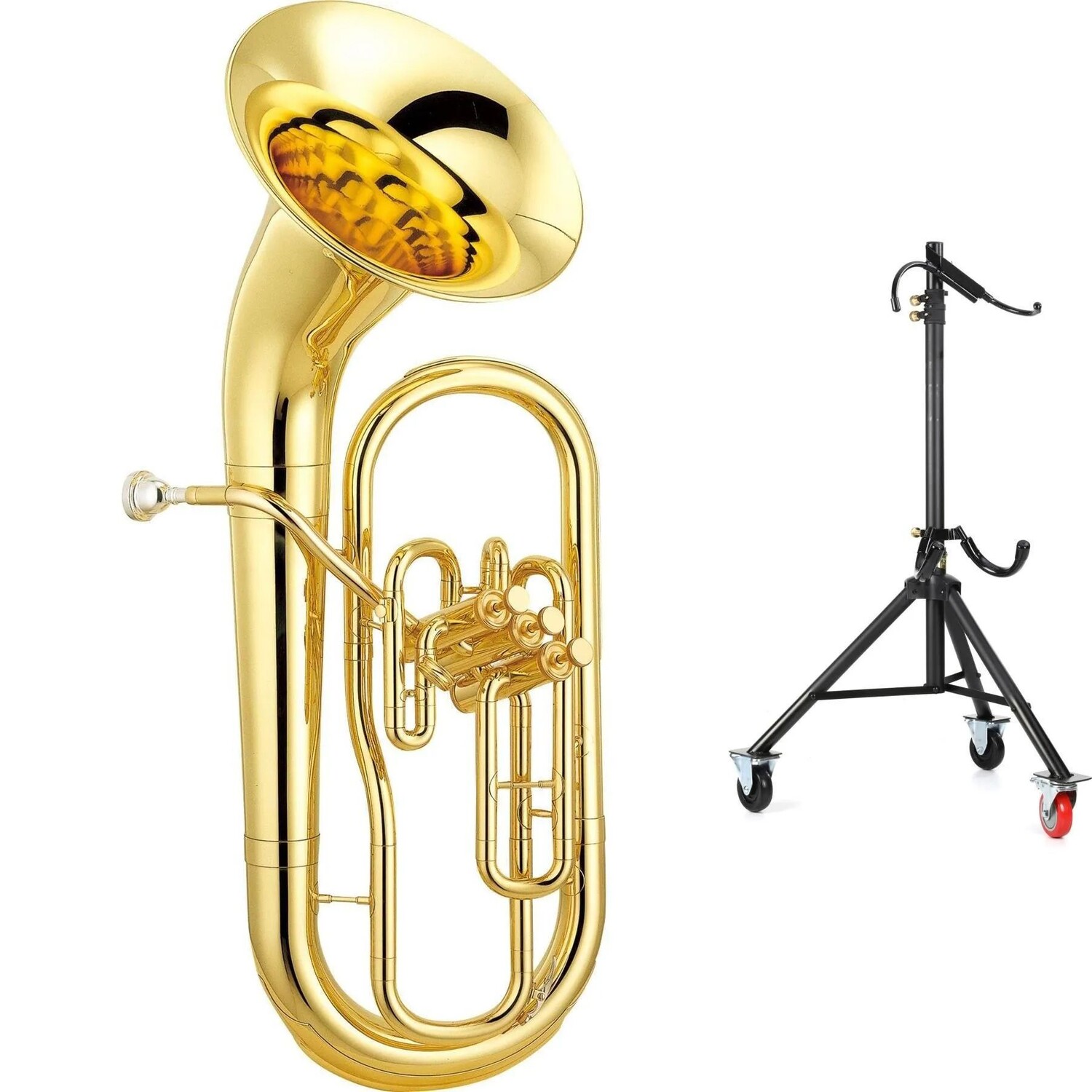 Новый студенческий эуфониум Yamaha YEP-211 с фронтальным звонком и подставкой — лак
Новый студенческий эуфониум Yamaha YEP-211 с фронтальным звонком и подставкой — лак