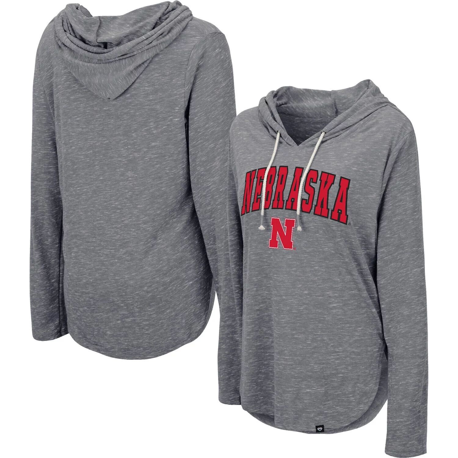 Женская толстовка с капюшоном Colosseum Heathered Grey Nebraska Huskers Core Cora Campus, футболка с длинными рукавами Colosseum
Женская толстовка с капюшоном Colosseum Heathered Grey Nebraska Huskers Core Cora Campus, футболка с длинными рукавами Colosseum