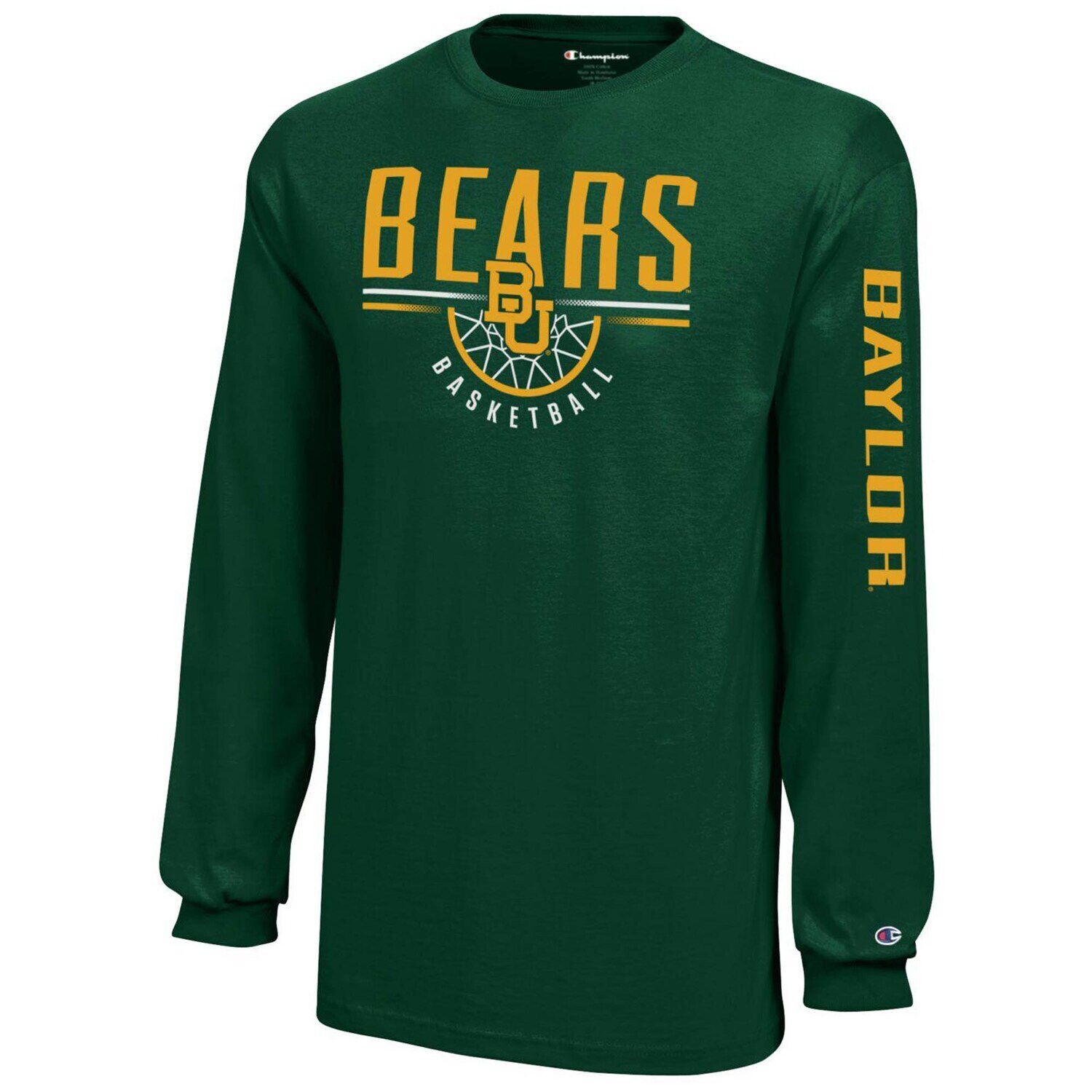 Зеленая баскетбольная футболка с длинными рукавами Youth Champion Baylor Bears Champion
Зеленая баскетбольная футболка с длинными рукавами Youth Champion Baylor Bears Champion