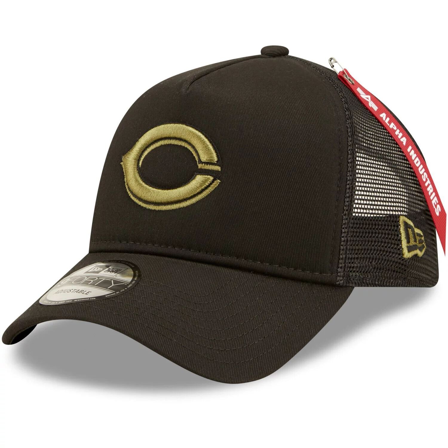 Мужская кепка New Era x Alpha Industries Black Cincinnati Reds A-Frame 9FORTY Trucker Snapback Hat
Мужская кепка New Era x Alpha Industries Black Cincinnati Reds A-Frame 9FORTY Trucker Snapback Hat