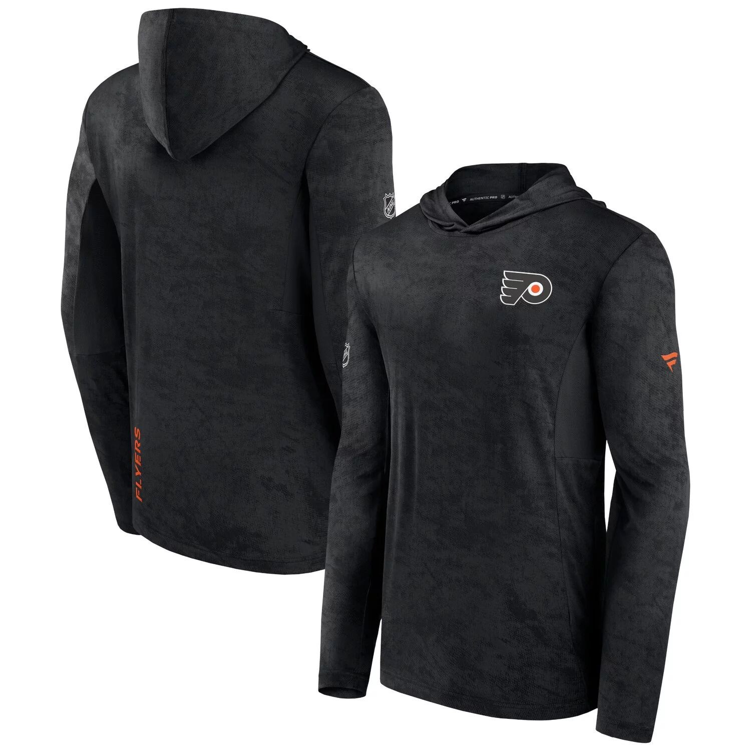 Мужской черный фирменный пуловер с капюшоном Philadelphia Flyers Authentic Pro Rink Camo Fanatics
Мужской черный фирменный пуловер с капюшоном Philadelphia Flyers Authentic Pro Rink Camo Fanatics