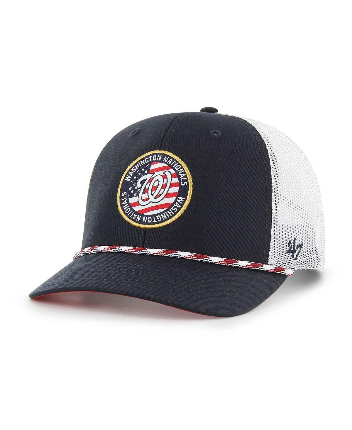 Мужская регулируемая кепка темно-синего цвета с нашивкой Washington Nationals Union Trucker '47 Brand
Мужская регулируемая кепка темно-синего цвета с нашивкой Washington Nationals Union Trucker '47 Brand