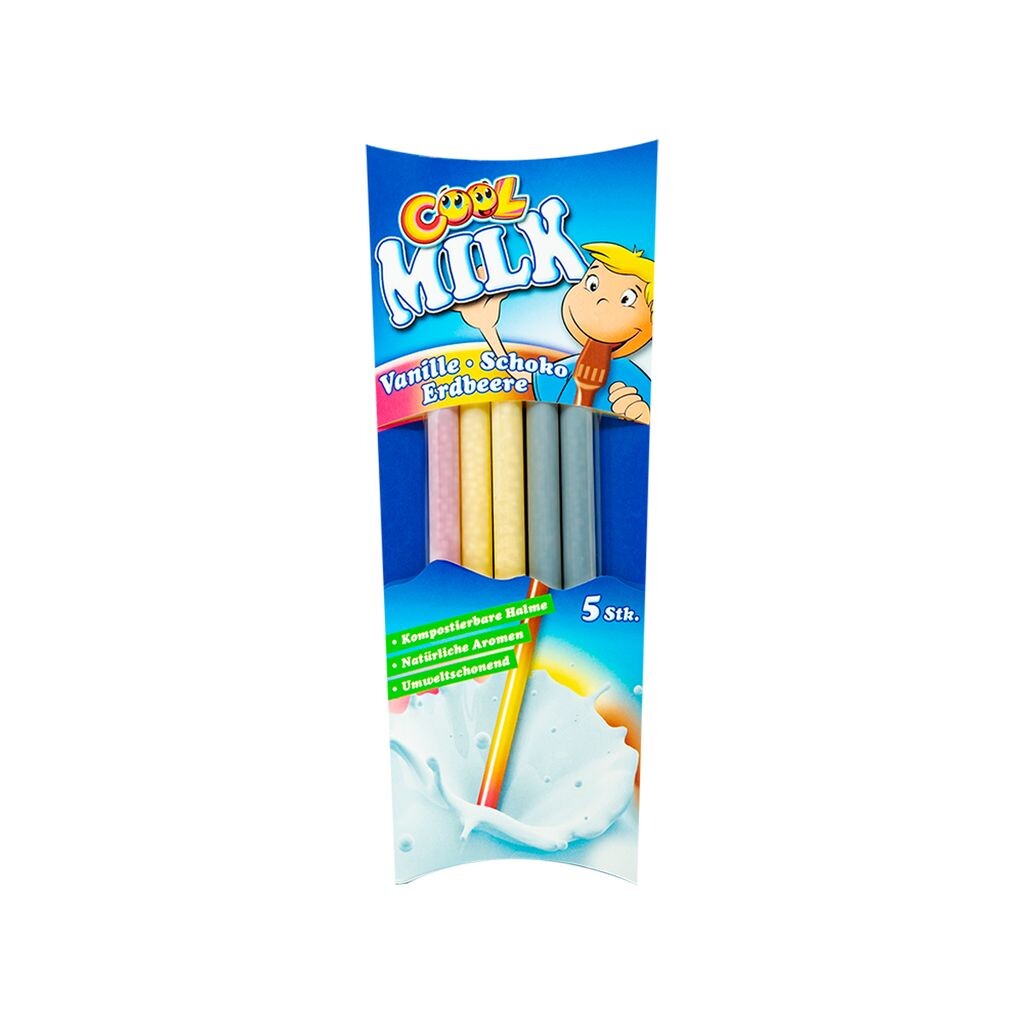 Соломинки для питья Cool Milk со вкусом ванили, шоколада и клубники, 5 шт., 30 г. International Sweet Trading
Соломинки для питья Cool Milk со вкусом ванили, шоколада и клубники, 5 шт., 30 г. International Sweet Trading