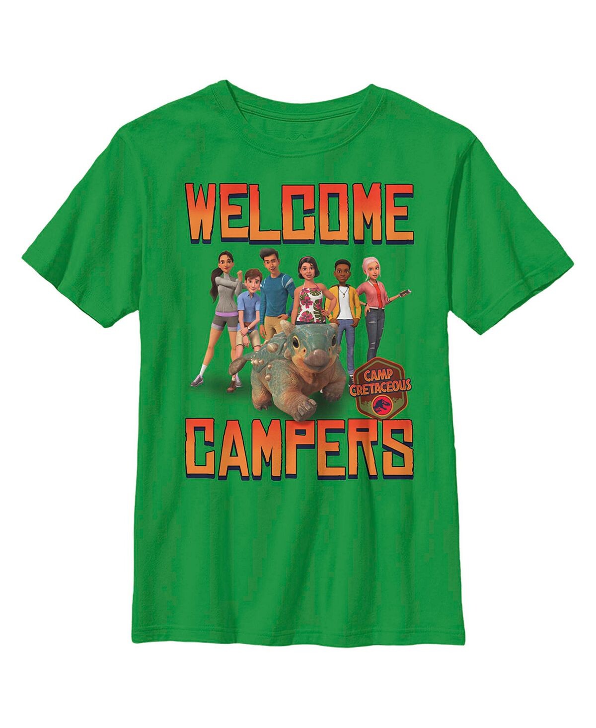 Детская футболка Jurassic World: Camp Cretaceous Welcome Campers для мальчиков Netflix
Детская футболка Jurassic World: Camp Cretaceous Welcome Campers для мальчиков Netflix