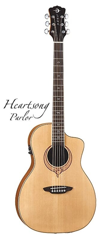 Акустическая гитара Luna Guitars Heartsong Series Acoustic-Electric Guitar, Parlor, SONG PAR
Акустическая гитара Luna Guitars Heartsong Series Acoustic-Electric Guitar, Parlor, SONG PAR