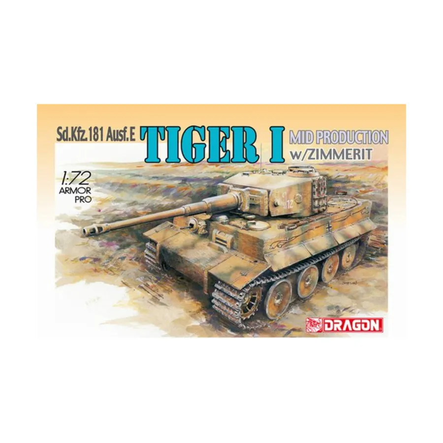 Тигр 1 с Циммеритом - среднее производство, Dragon Models - Armor Pro Series (1:72)
Тигр 1 с Циммеритом - среднее производство, Dragon Models - Armor Pro Series (1:72)