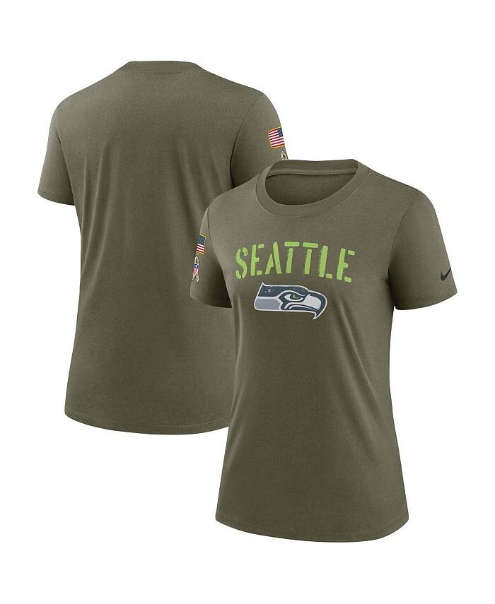 Женская оливковая футболка Seattle Seahawks 2022 Salute To Service Legend Nike, зеленый
Женская оливковая футболка Seattle Seahawks 2022 Salute To Service Legend Nike, зеленый